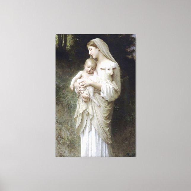 William Adolphe - Bouguereau Oskuld Canvastryck (Framsida)
