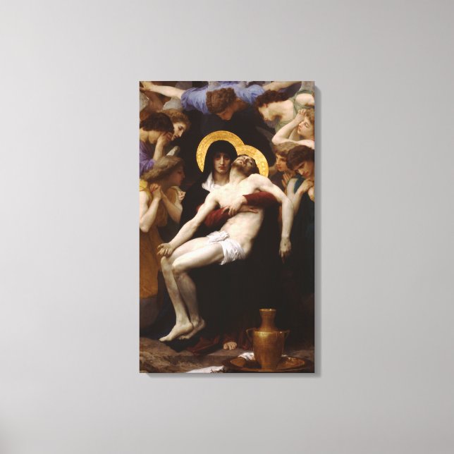 William-Adolphe Bouguereau - Pieta Canvastryck (Framsida)