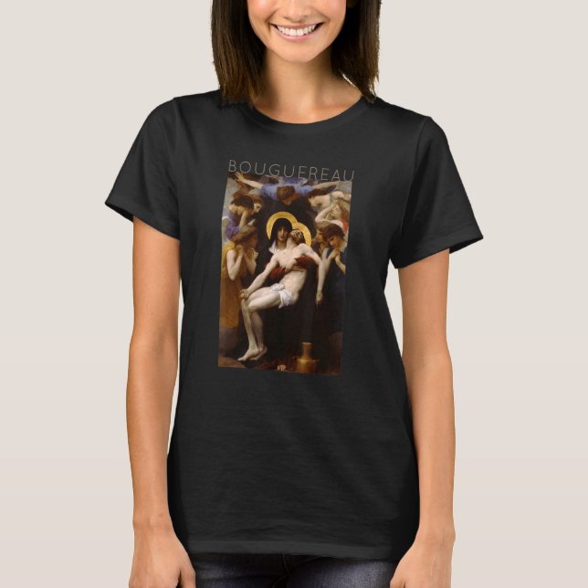 William Adolphe Bouguereau Pieta for Artists T Shirt (Framsida)