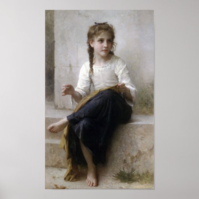 William-Adolphe Bouguereau-Sewing Poster (Framsidan)