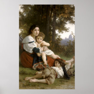 William-Adolphe Bouguereau (The Rest) Poster