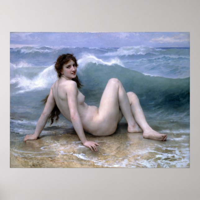 William-Adolphe Bouguereau-the-Wave Poster (Framsidan)