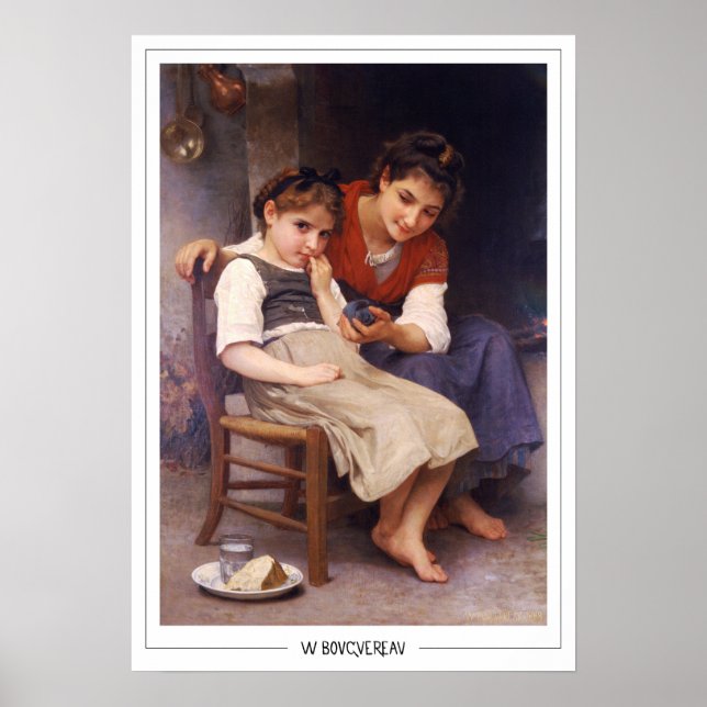 William-Adolphe Bouguereau Zedign Art Poster #13 (Framsidan)