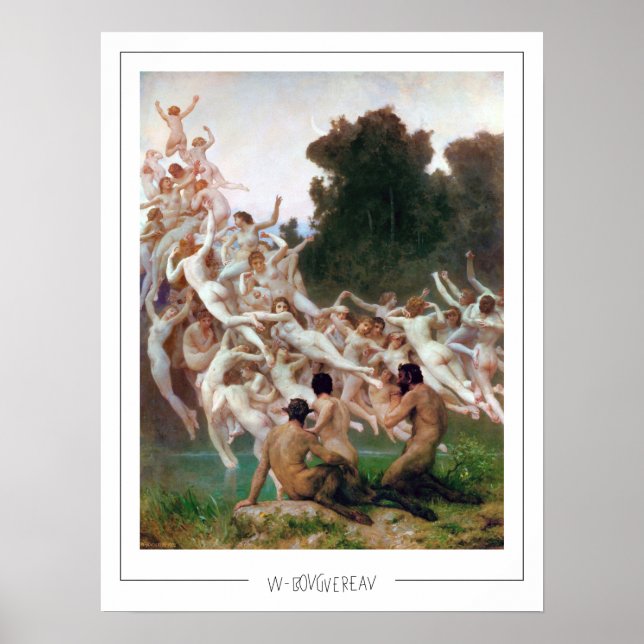 William-Adolphe Bouguereau Zedign Art Poster #138 (Framsidan)