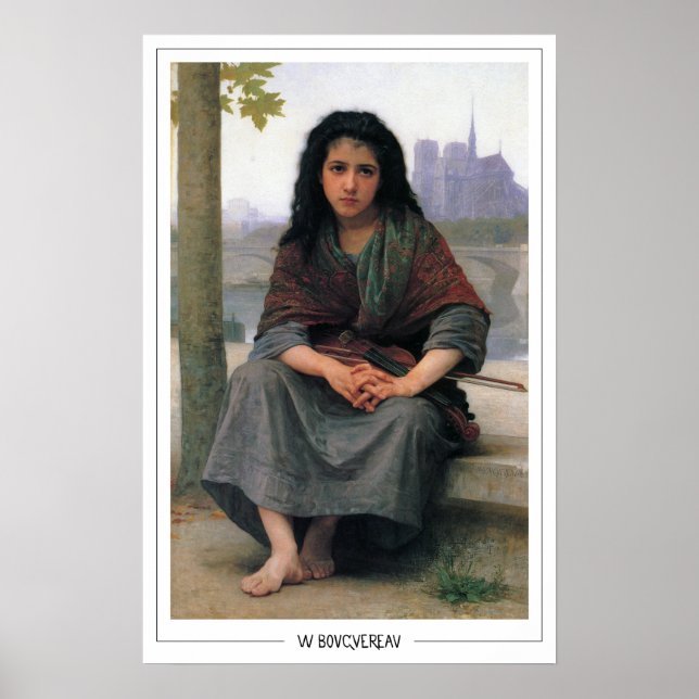 William-Adolphe Bouguereau Zedign Art Poster #14 (Framsidan)