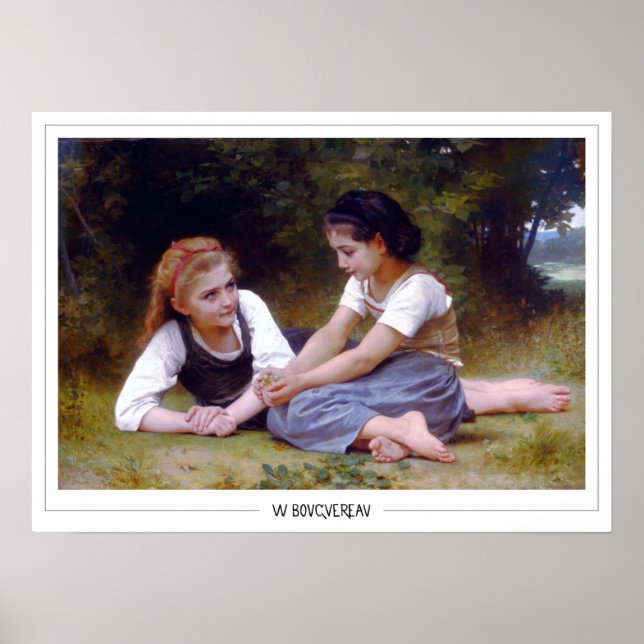 William-Adolphe Bouguereau Zedign Art Poster #157 (Framsidan)