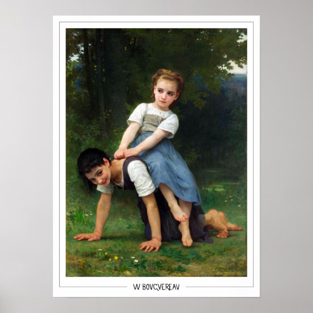 William-Adolphe Bouguereau Zedign Art Poster #192 (Framsidan)