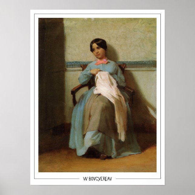 William-Adolphe Bouguereau Zedign Art Poster #22 (Framsidan)