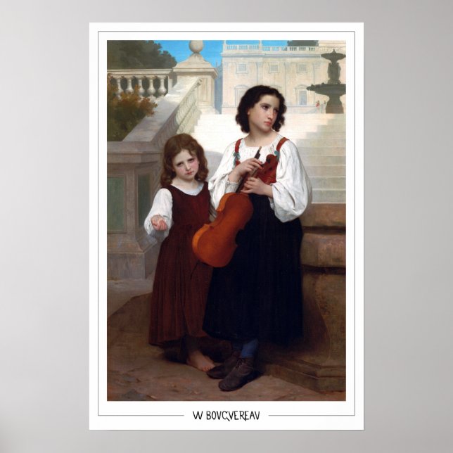 William-Adolphe Bouguereau Zedign Art Poster #223 (Framsidan)