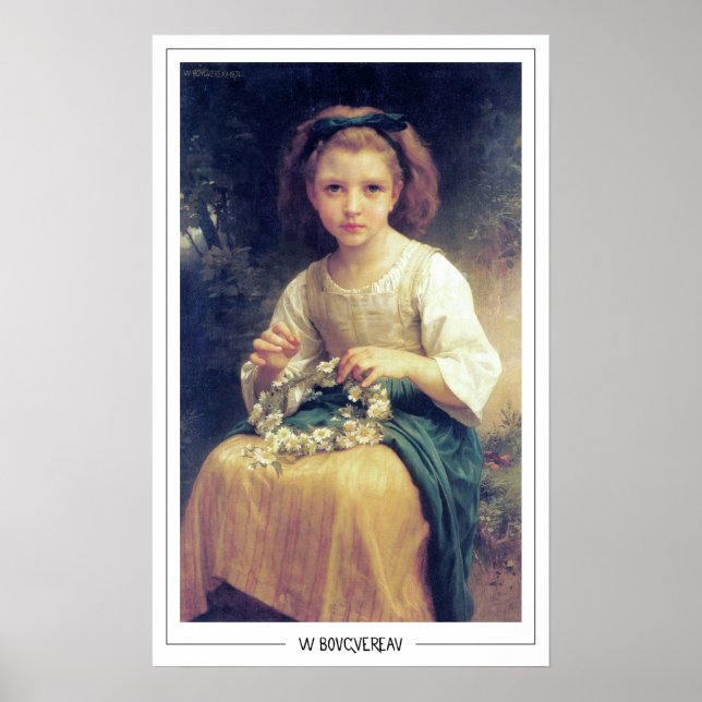 William-Adolphe Bouguereau Zedign Art Poster #8 (Framsidan)