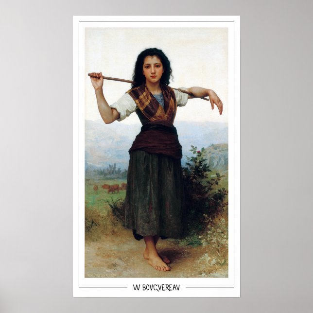 William-Adolphe Bouguereau Zedign konstaffisch #7 Poster (Framsidan)