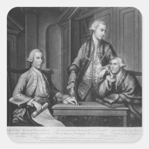 William Beckford James Townsend Fyrkantigt Klistermärke