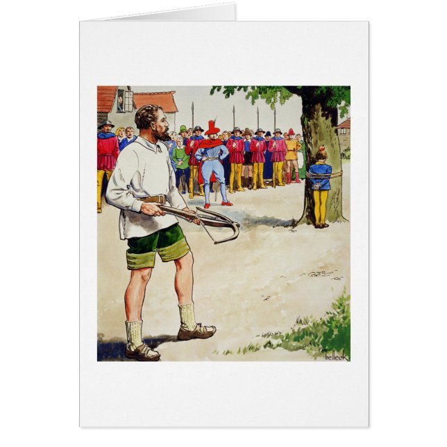 William berättar, från "pip in i förflutnan", hälsningskort (Framsidan)