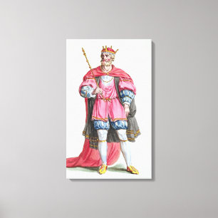 William besegraren (1027-87), från 'Receuil des Canvastryck