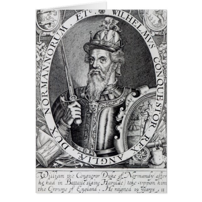 William besegraren, 1618 hälsningskort (Framsidan)