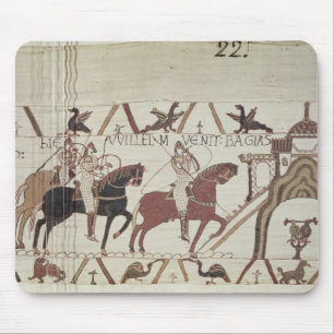 William besegraren ankommer på Bayeux Musmatta