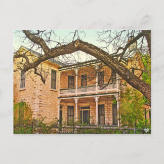 William Bierschwale Home, Fredericksburg, TX Vykort