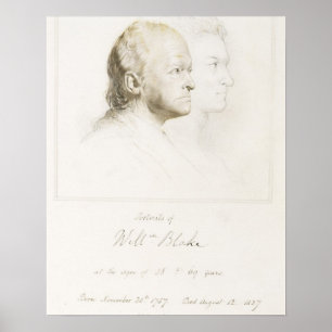 William Blake (1757-1827) i ungdommen och åldern Poster