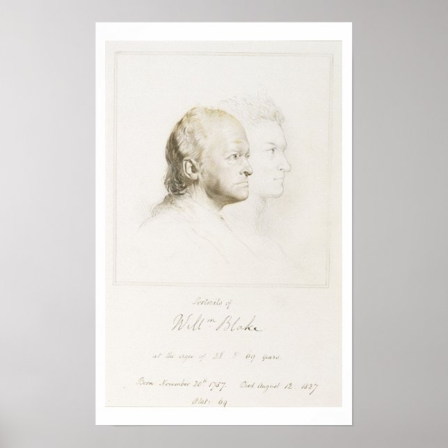 William Blake (1757-1827) in Youth and Age (graphi Poster (Framsidan)