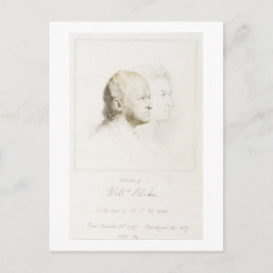 William Blake (1757-1827) in Youth and Age (graphi Vykort