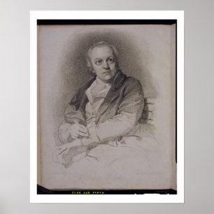 William Blake (1757-1827) som inristas av Luigi Poster