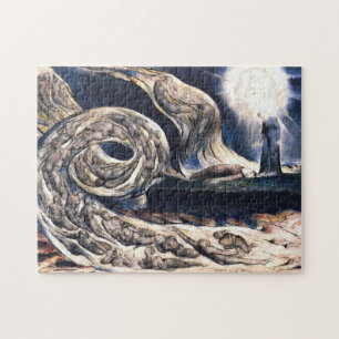 William Blake Älskare Whirlwind illustrerar helve Pussel