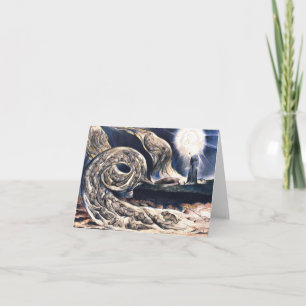 William Blake Älskare Whirlwind illustrerar helvet Kort