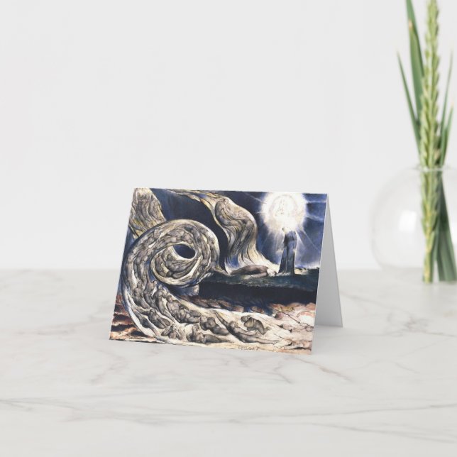 William Blake Älskare Whirlwind illustrerar helvet Kort (Framsida)