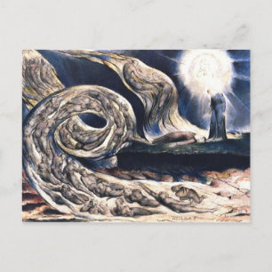 William Blake Älskare Whirlwind illustrerar helvet Vykort