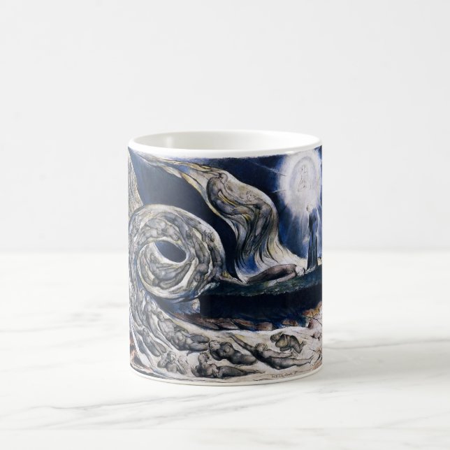 William Blake älskareWhirlwindmuggen Kaffemugg (Center)