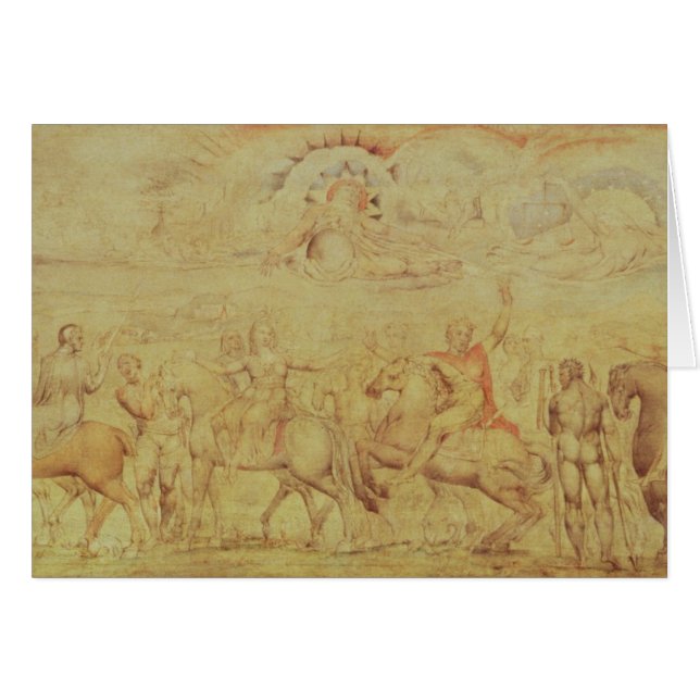 William Blake | Älva Queene Hälsningskort (Framsidan Horizontal)