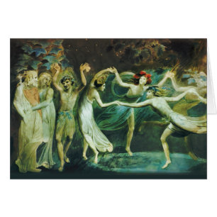 William Blake Älvors dans CC0765 Hälsningskort