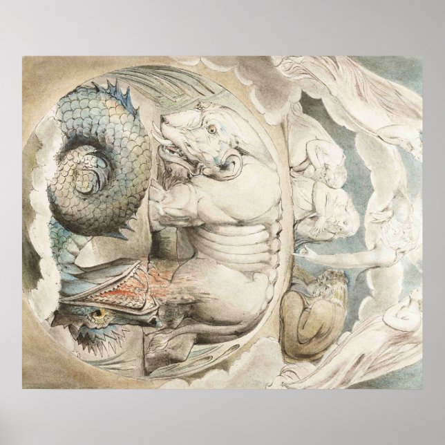 William Blake Art Painting Poster (Framsidan)