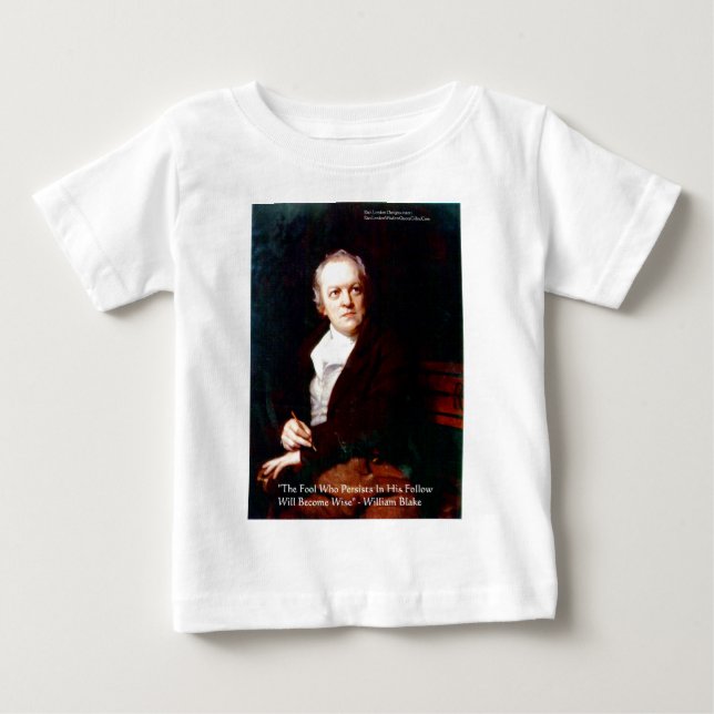 William Blake "Bli vis" Visdomspresenter T-shirt (Framsida)