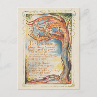 William Blake "Blommarna" vykort