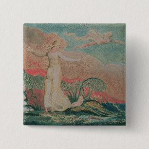 William Blake boken av Thel; Plätera 4 Thel in Knapp