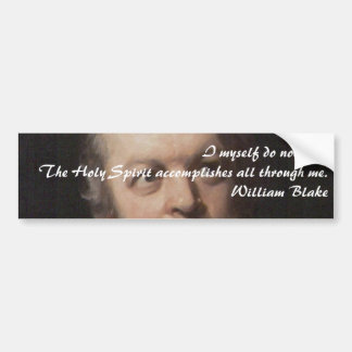 William Blake citationstecken Bildekal