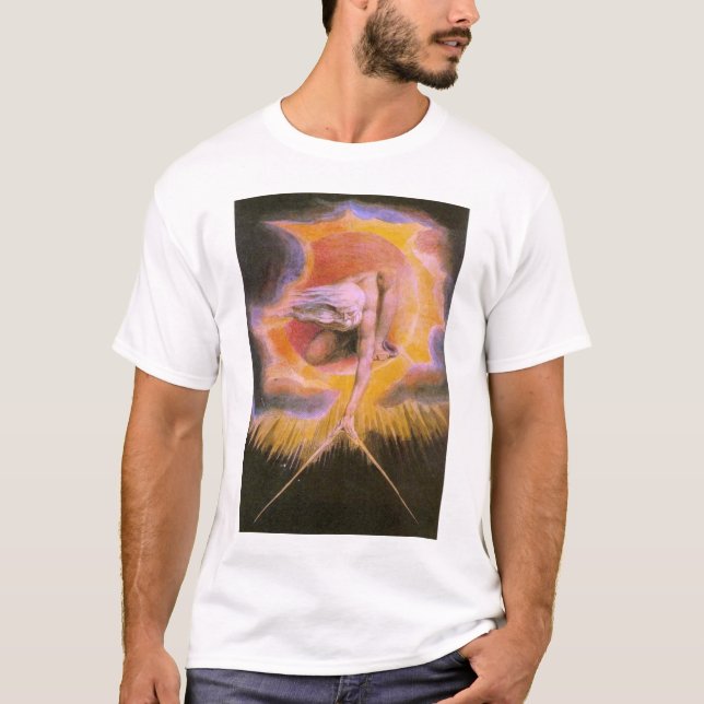 William Blake, det forntida av dagar, 1794 T-shirt (Framsida)