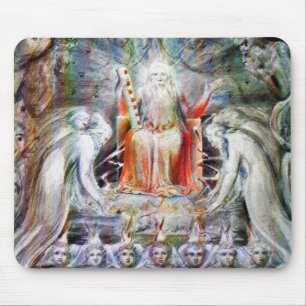 William Blake: Före Divine Throne Musmatta
