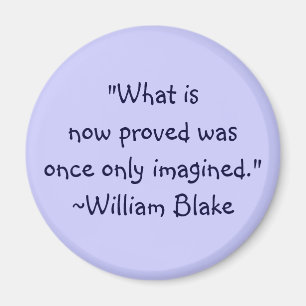 William Blake föreställt citationstecken Magnet