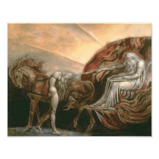 William Blake "God Judging Adam" Fototryck