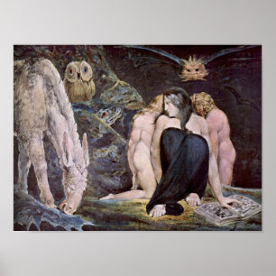 William Blake - Hecate; Natt av Enitharmons glädje Poster
