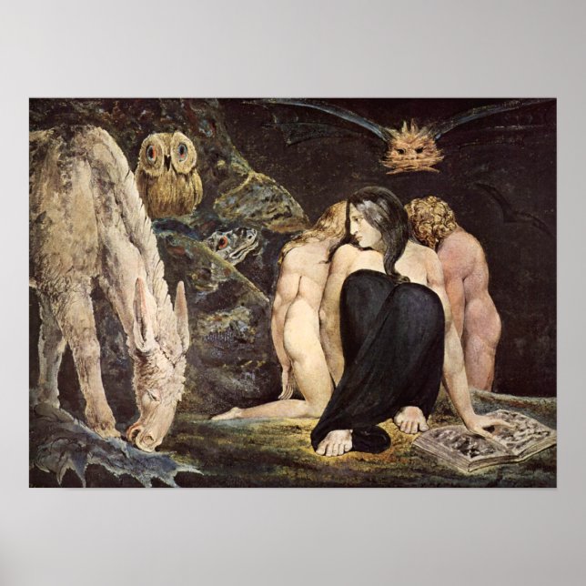 William Blake Hecate Poster (Framsidan)