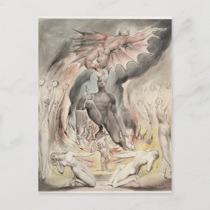 William Blake: Illustration Kristus's Nativitet Vykort