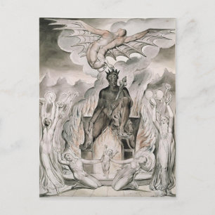 William Blake: Illustration Kristus's Nativitet Vykort