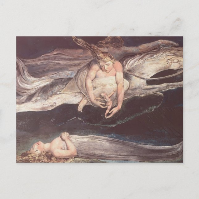 William Blake-Illustration to Dante's DivineComedy Vykort (Framsida)