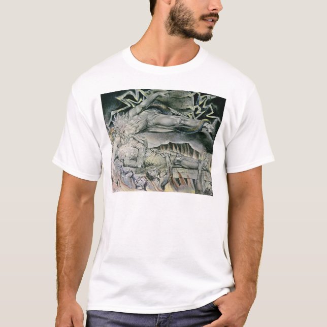 William Blake | illustrationer av boken av jobbet; Tee Shirt (Framsida)