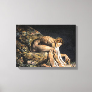 William Blake Isaac Newton Canvastryck