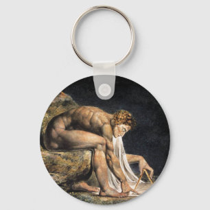 William Blake Isaac Newton Nyckelring
