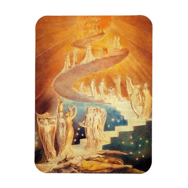 William Blake Jacob s Ladder Magnet (Vertikal)
